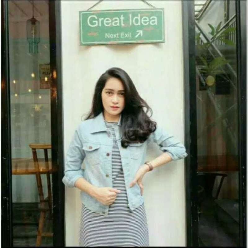 Promo Gratis Ongkir Jaket Jeans Light 
