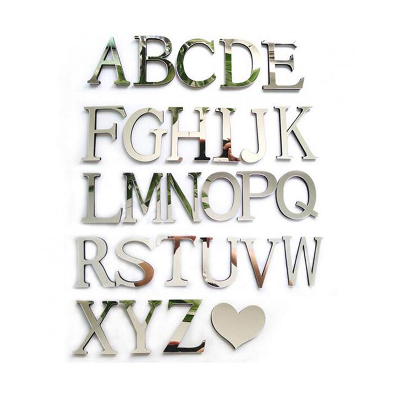 Jual Bluelans Popular Wedding English Love Letters Home Decor 3d