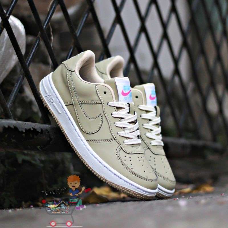 Jual NIKE AIR FORCE 1 FULL WHITE SEPATU 
