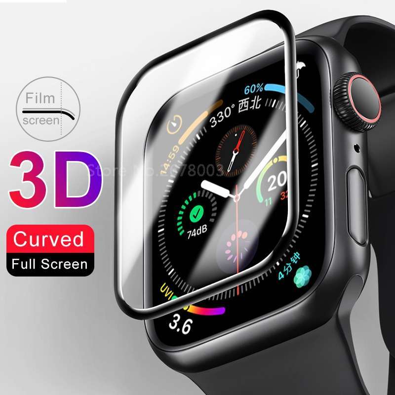 Promo TRIPLEDI Tempered Glass Apple Watch 38 40 41 42 44 45mm Anti Gores iWatch  Series 1 2 3 4 5 6 7 SE Screen Guard 3D Curved Full Cover Pelindung Layar -