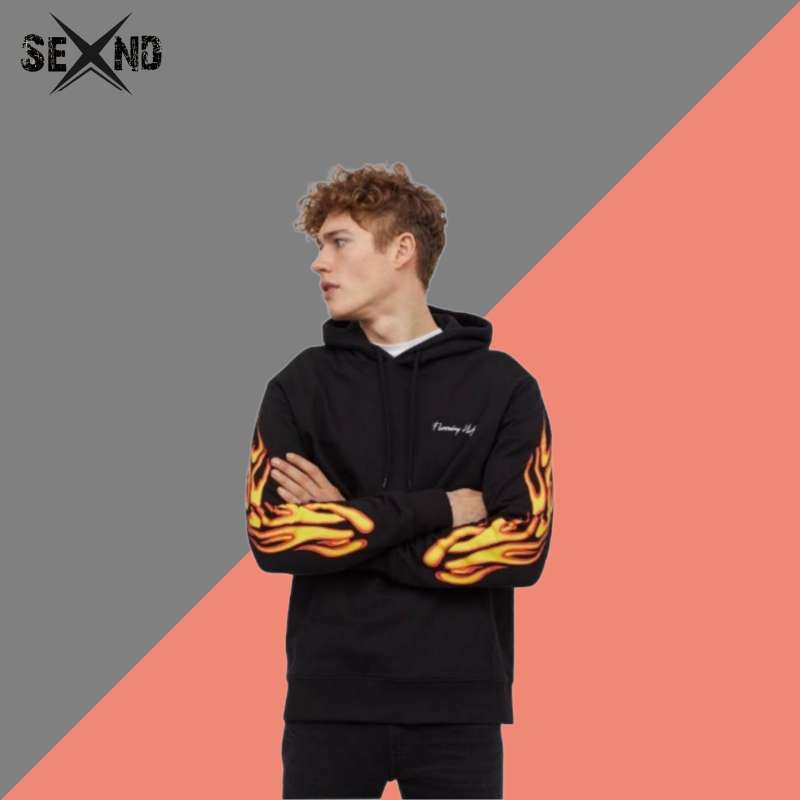 Hoodie h&m flaming hot deals