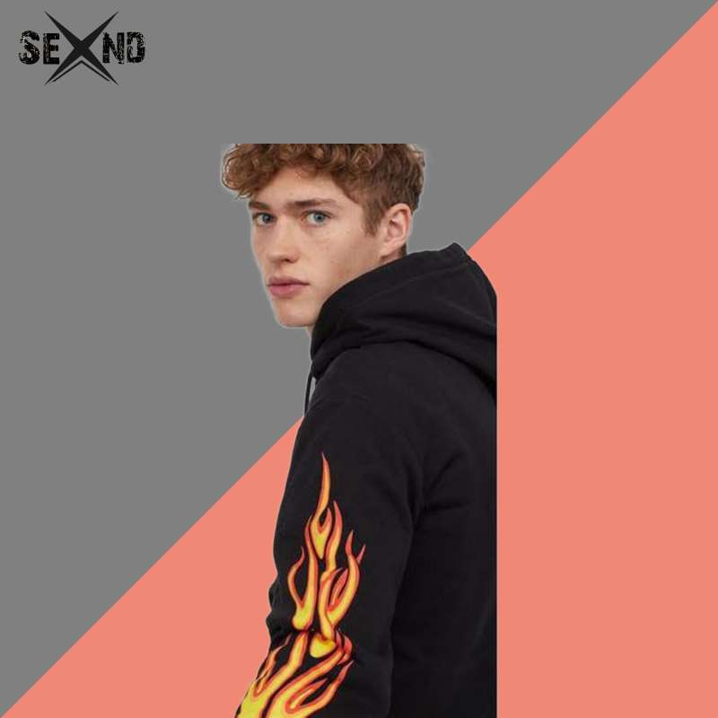 Flaming hot shop hoodie h&m