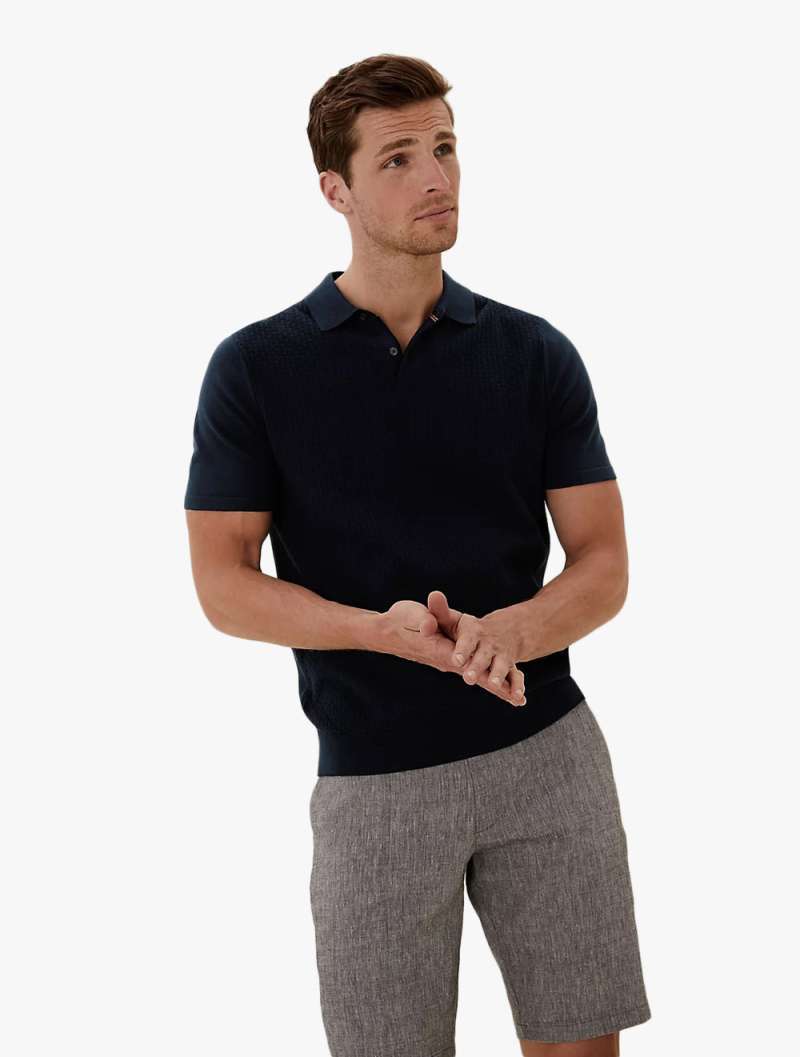 Promo M\u0026S Kaos Polo - Autograph Cotton 