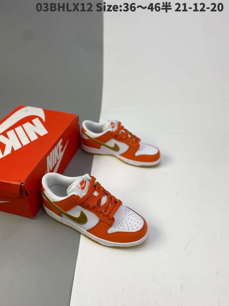 Jual NIKE Dunk Low golden orange white 