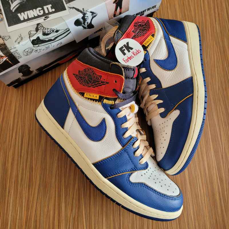 Air jordan 1 retro high shop union los angeles blue toe