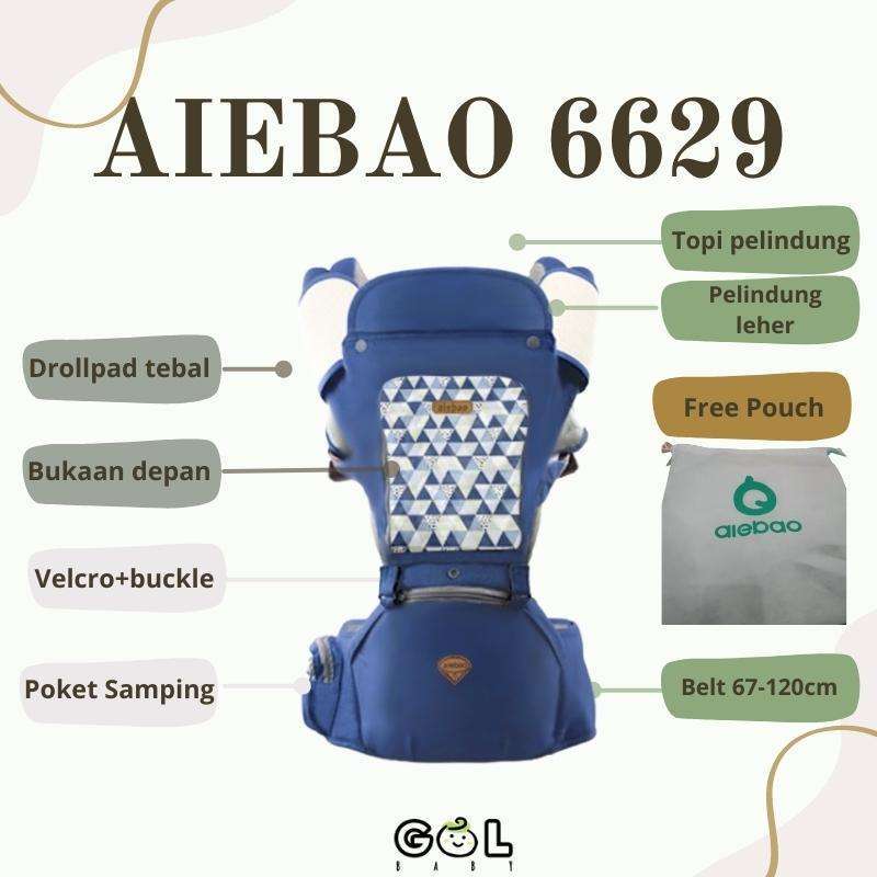 Gendongan Bayi Baby Carrier Hipseat Hip Seat Carrier Aiebao Diamond 6629 6608 6609 6618 6626 6627