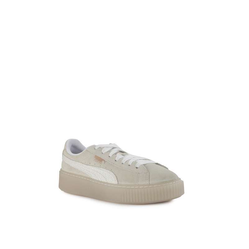 puma shoes platform white