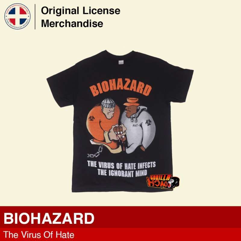 Jual Kaos Musik Band BIOHAZARD Original 
