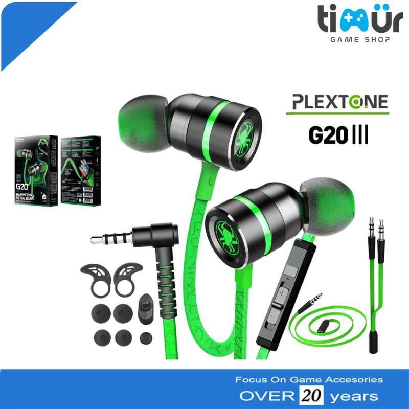 Jual Plextone G20 Earphone Headset Gaming Ori Original PUBG ML FF