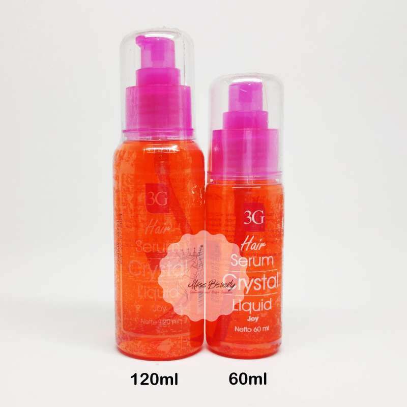 Jual 3g Hair Serum Crystal Liquid 60ml Di Seller Missbeautyy Kab Langkat Sumatera Utara Blibli