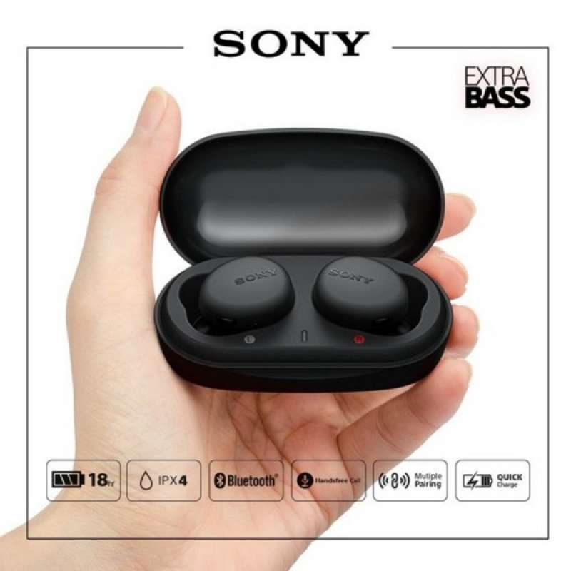 Jual Sony Tws Wf-Xb700 Black Extra Bass 