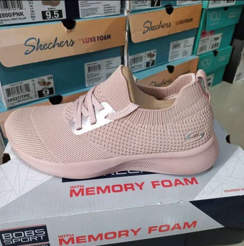 Jual ORI SEPATU WANITA SKECHERS BOBS SPORT SQUAD 2 SHOT CALLER
