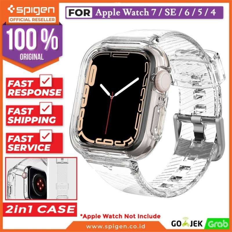 Promo Strap Apple Watch 7 45mm 44mm 41mm 40mm Spigen Liquid Crystal Pro TPU  Case di Seller Spigen Indonesia Official Store - Kota Surabaya, Jawa Timur  | Blibli