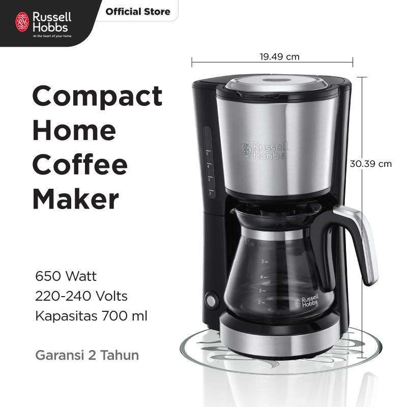 Promo Russell Hobbs Compact Coffee 