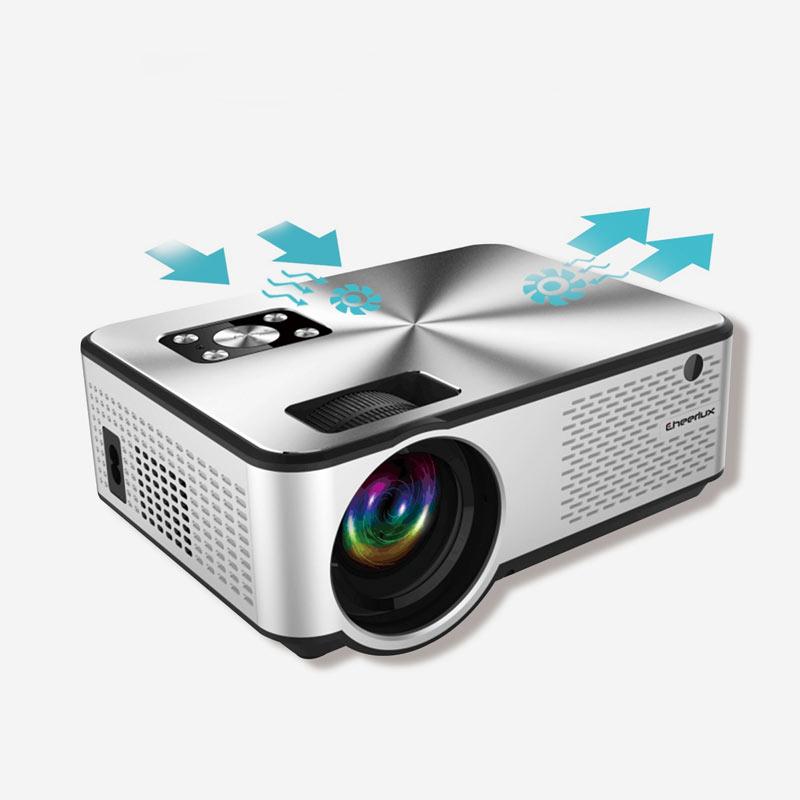 cheerlux c9 mini led projector 2800 lumens 1080p dual hdmi tv tuner