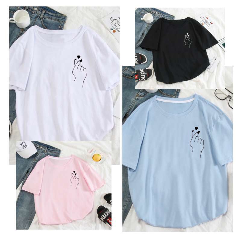 Promo Saranghae Kaos Matching Couple T 