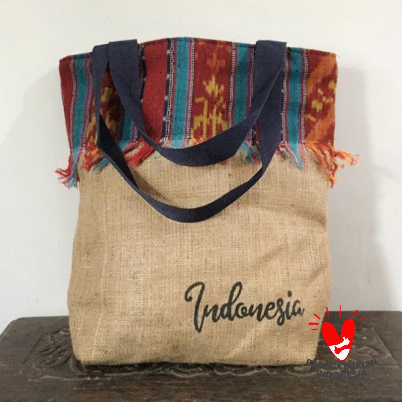 Jual 150 CM Kain Tenun Mix Goni Totebag di Seller 150cm