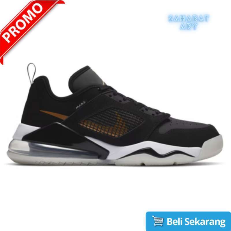 Jordan mars 270 low black gold clearance