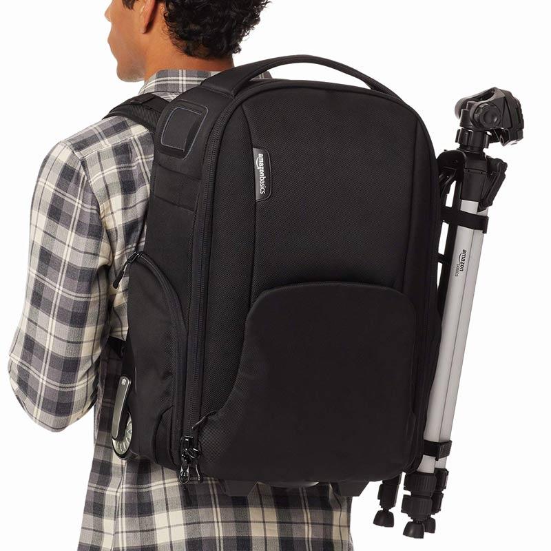 amazonbasics hiker camera and laptop backpack