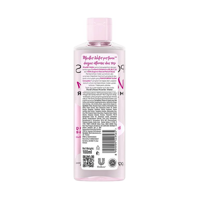 Jual Pond S Brightening Rose Vitamin Micellar Water Makeup Remover 100 Ml Online Oktober 2020 Blibli Com