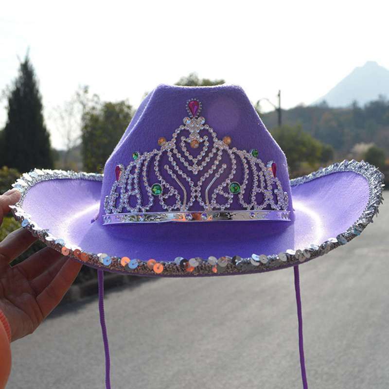 Promo Western Decor Cowboy Hat w/tiara 