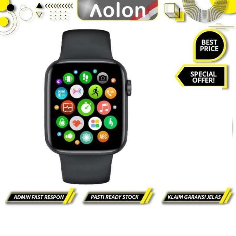 Jual AOLON Smartwatch W26 Bluetooth Call Thermometer 2.5D HD