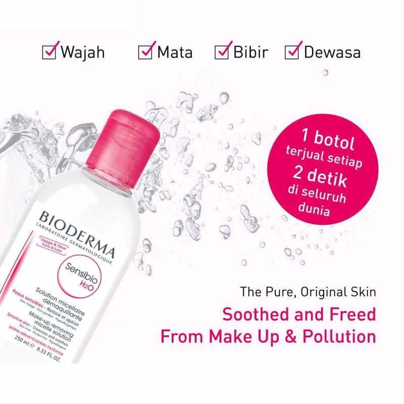 Jual Bioderma Sensibio H2o Make Up Removing Micellar Water Sensitive Skin Original 100 Ml Online September 2020 Blibli Com