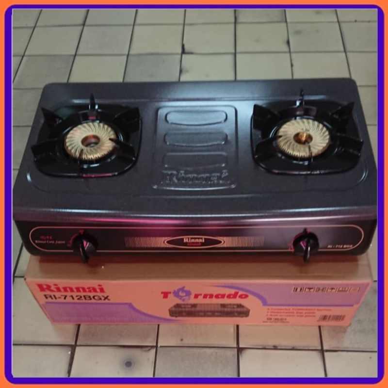 Promo Kompor Gas Rinnai Ri 712bgx Ri 712 Bgx Kompor Gas 2 Tungku Api Tornado Hemat Di Seller Joevanca Store Kota Jakarta Barat Dki Jakarta Blibli