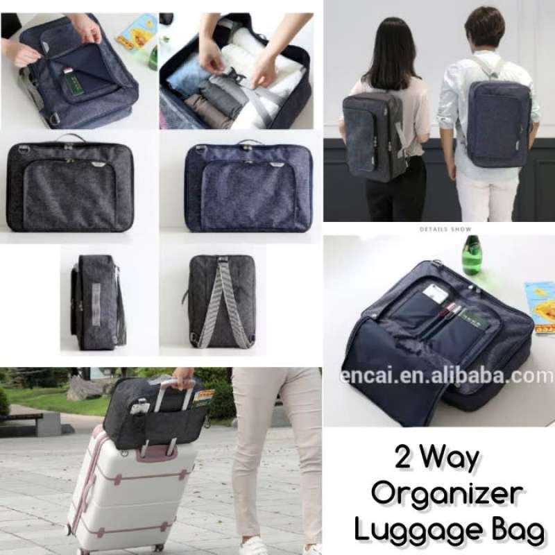 Jual 2in1 Korean Luggage Organizer Tas 