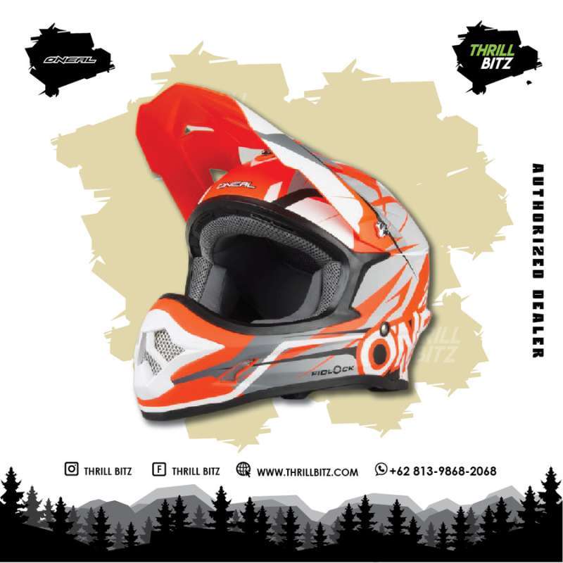 Jual Helm Oneal 3 Series F.Rider Helmet 