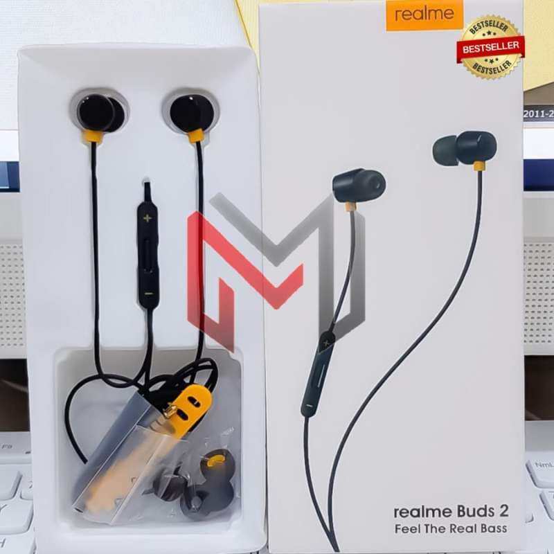 Jual HEADSET EARPHONE HANDSFREE REALME BUDS MAGNETIC REALME C17