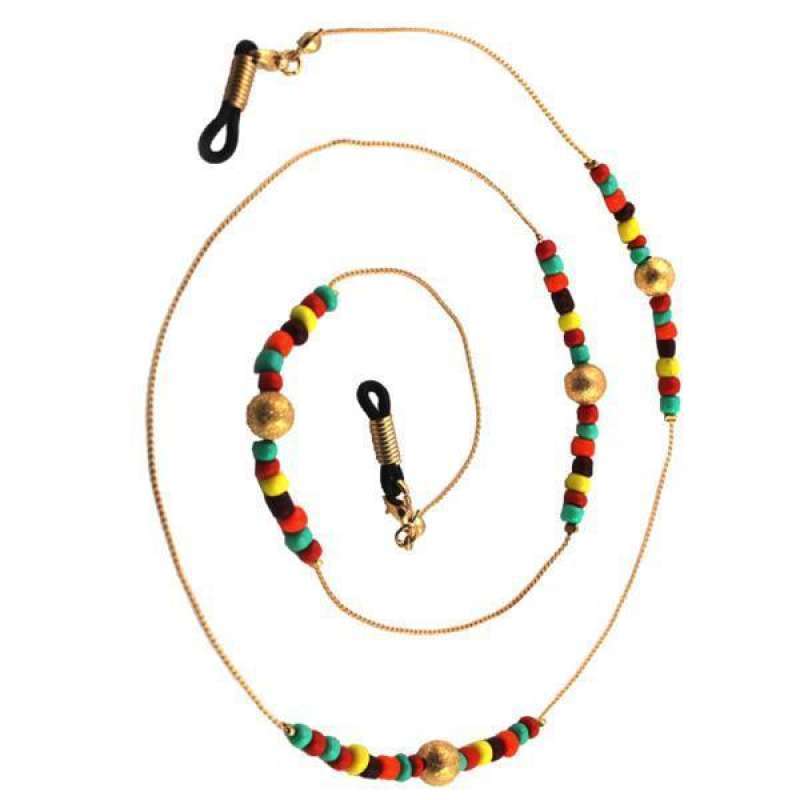 Promo 6xBeads Beaded Eyeglass Cord 