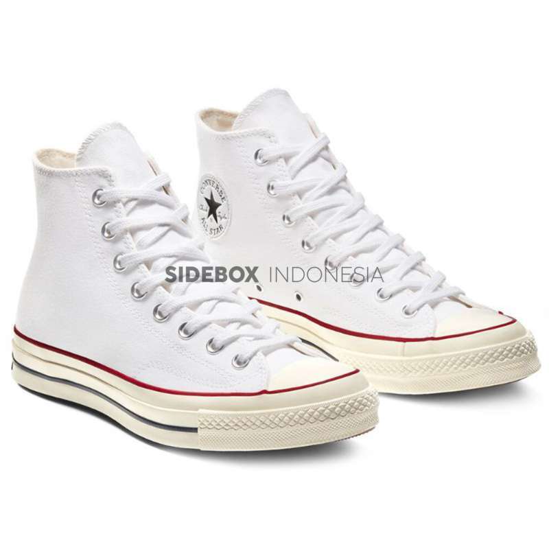 white unisex converse