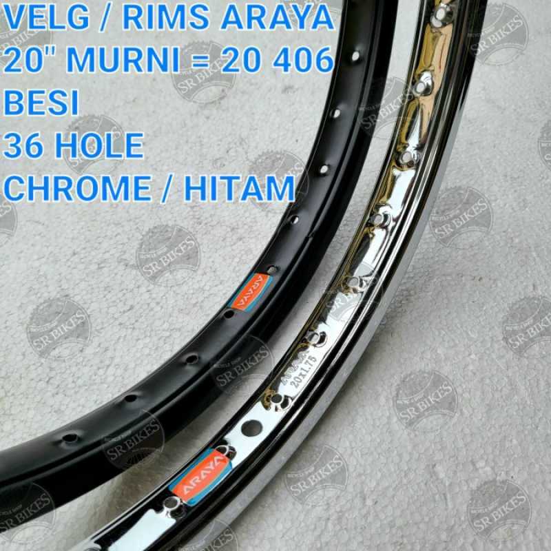 Promo VELG RIMS 20 MURNI SEPEDA BMX 