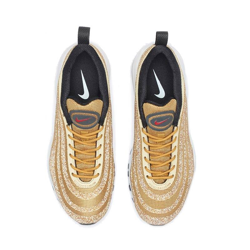 NIKE Air Max 97 LX Swarovski Sepatu Sneakers Wanita Gold