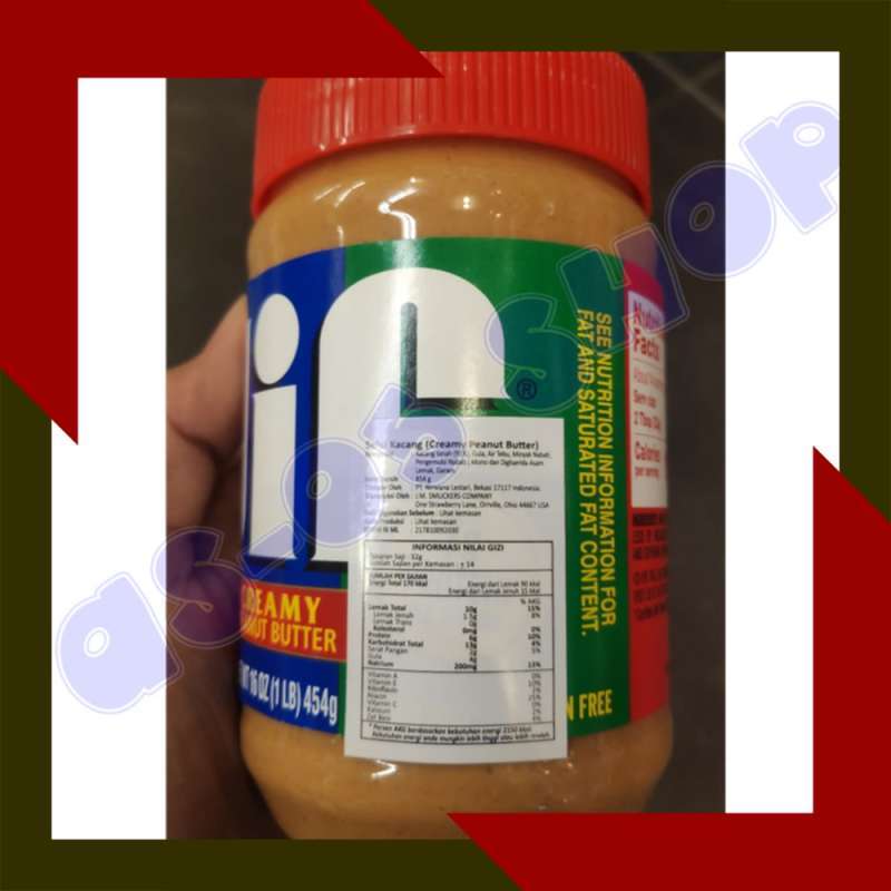 Jual Selai Kacang Creamy Peanut Butter Jif 454Gr Murah di ...