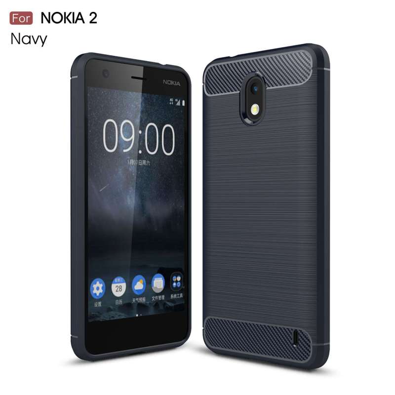 Jual Iit Protective Carbon Fiber Drawing Tpu Flexible Phone Case Shell Back Cover For Nokia 6 2018 Online Oktober 2020 Blibli Com