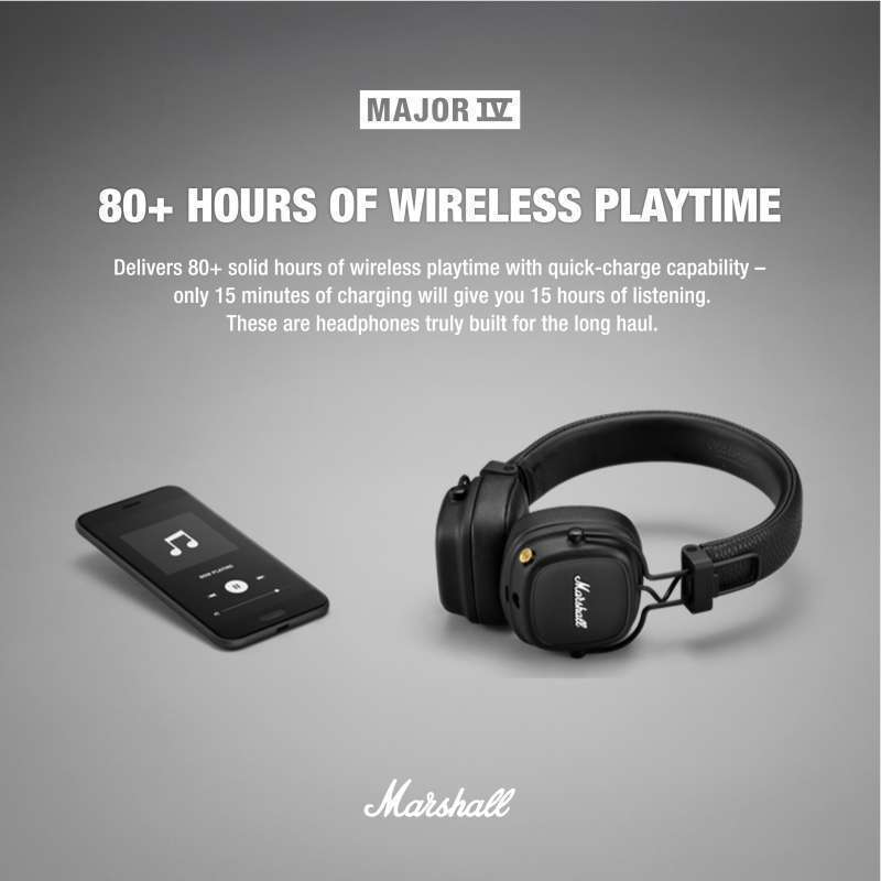 Marshall Major IV Bluetooth Headphone 
