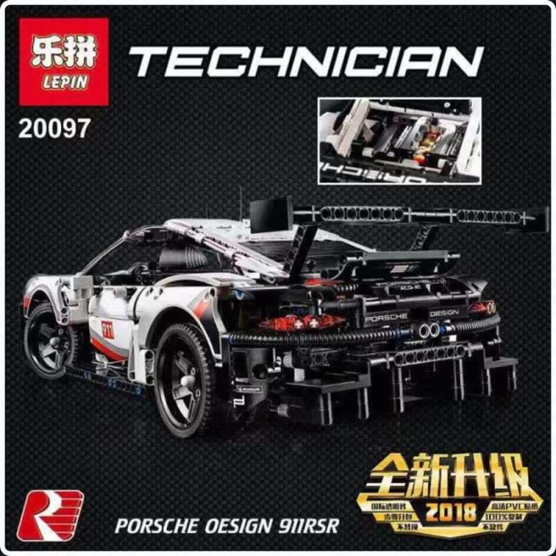 Jual Lepin 20097 Porsche 911 Rsr Compatible 42096 Kode 019 di