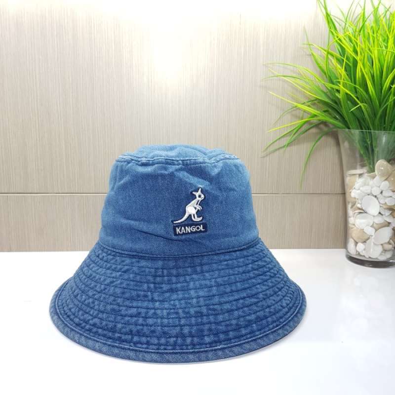 Promo Topi Bucket Hat Kangol Denim 