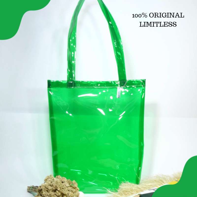 Tote bag plastik transparan store