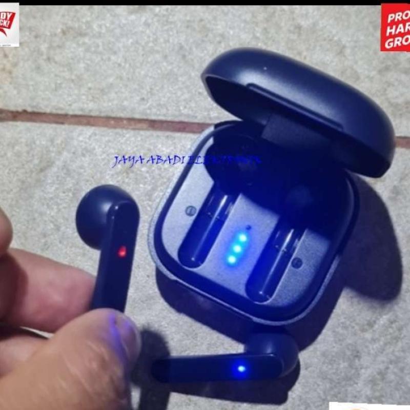 HEADSET BLUETOOTH TWS EARPHONE EARBUD STEREO SPORT BATERAI SYSTEM CHARGER TRUE BAS DOUBLE BASS MP3 MUSIC AUDIO BISA MUSIK DAN TELPON SUARA NYARING