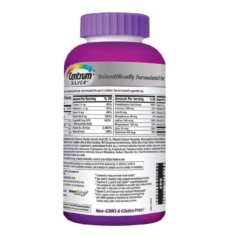 Jual Centrum Silver Women Multivitamin Suplemen Lansia Wanita ...