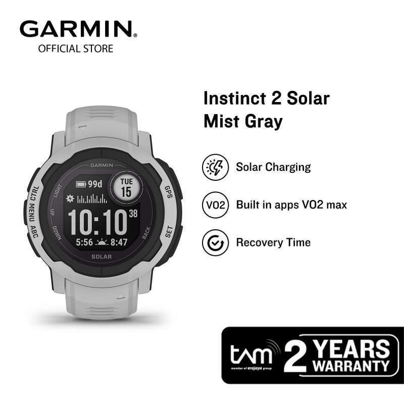 Model Garmin Instinct 2 Solar Mist Gray Promo pelangganbaru 20k