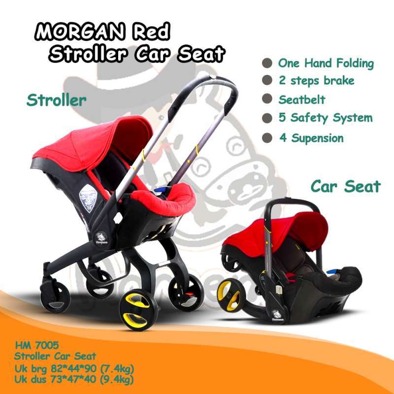 Harga stroller sekaligus car on sale seat