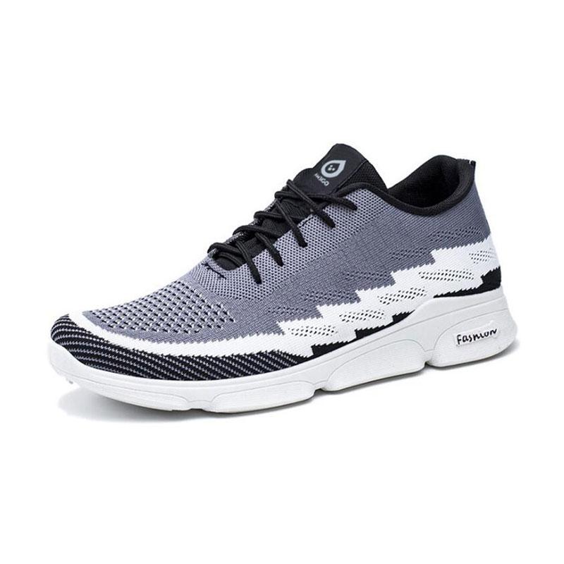 Jual Sepatu Sneakers Impor Murah Sneakers Air Mesh Sepatu Olahraga Pria Running Shoes Sepatu Pria Murah Sepatu Olahraga Murah Grey White Online Oktober 2020 Blibli Com