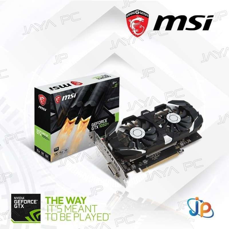 Jual VGA Msi Geforce Gtx 1050 Ti 4gb Gtx1050 Ti 4gt Oc V1 GB