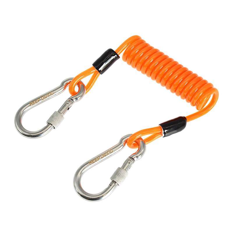 Jual Diving Coiled Lanyard Camera Spring Wire Strap Tether for Sea Fishing  Orange di Seller BAOSITY - Shenzhen, China