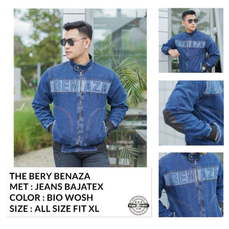 Jaket discount denim branded