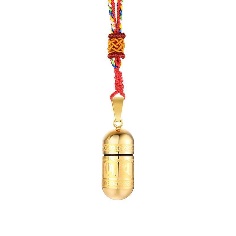 Promo Ashes Necklace for Men Pill Case 
